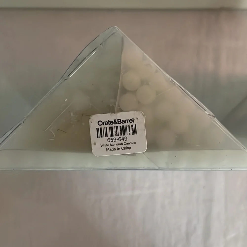 Two sets of Crate & Barrel Menorah candles Hanukkah candles